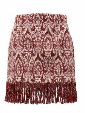 Chloe Fringe Tapestry Skirt